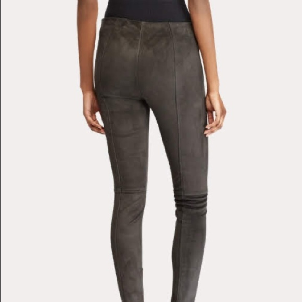 Ralph Lauren, Suede Skinny Pant, Stretch Legging